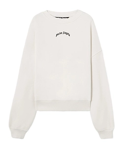 Palm Angels Curved Logo Loose Sweatshirt