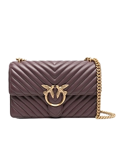 Pinko Classic Love One Chevron Crossbody Bag