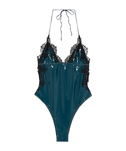 Lace-Trim Swimsuit