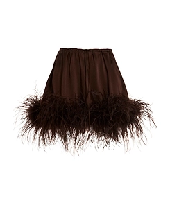 OsÉRee Drawstring Mini Skirt