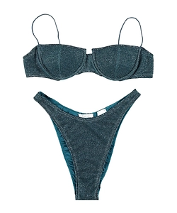 OsÉRee LumiÈRe Balconette Bikini Top Beachwear