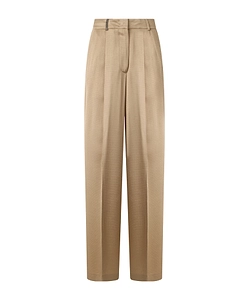 Peserico Stretch Satin Pleated Pants