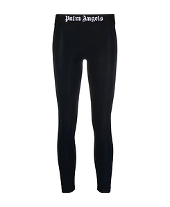 Logo-Waistband Cropped Legging