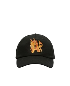 Palm Angels Burning Monogram Baseball Cap