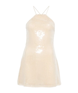 Sequin-Embellishment Mini Dress