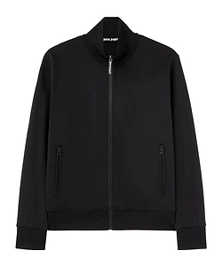 Palm Angels Curved Logo Printed Track Jacket