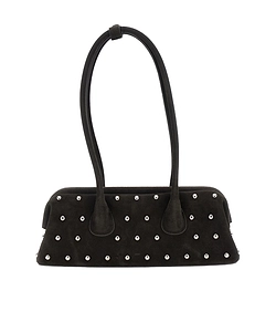 Osoi Stud Embellished Zipped Shoulder Bag