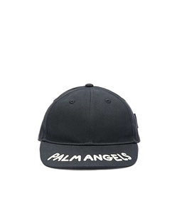 Palm Angels Kids Flat Peak Baseball Cap