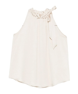 Ruffled Tie Blouse