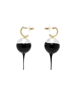 Dipped Pearl Earrings