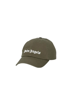 Palm Angels Logo Embroidered Baseball Cap