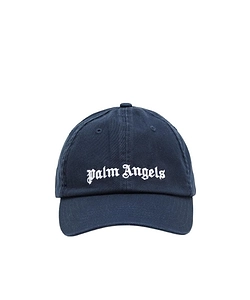 Palm Angels Logo Embroidered Baseball Cap