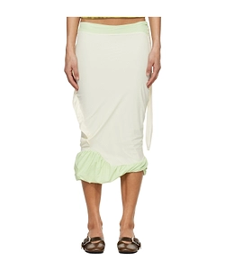 Knotted Pencil Midi Skirt