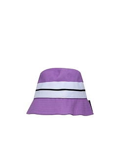 Palm Angels Logo Patch Venice Striped Bucket Hat
