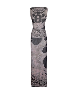 Ottolinger Graphic Mesh Maxi Dress