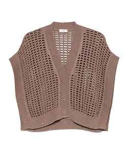 Peserico Cropped Knitted Top