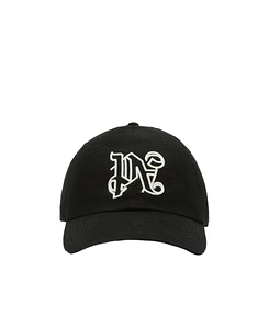 Palm Angels Monogram Embroidered Baseball Cap