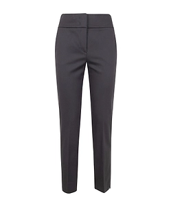 Peserico High-Waisted Straight-Leg Trousers