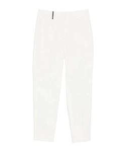 White Tailored Trousers
