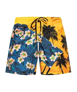 Palm Angels X Vilebrequin Graphic Printed Swim Shorts