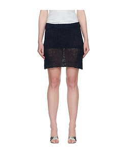 Paloma Wool Ribbed-Knit Mini Skirt