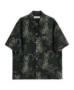 Our Legacy Death Paisley Short-Sleeve Shirt