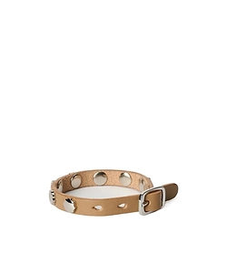 Our Legacy Flower Studded Leather Bracelet