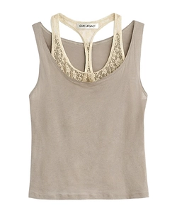 Our Legacy Lace Trim Sleeveless Top