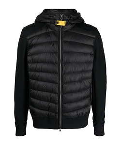 Long-Sleeved Hooded Down Jacket