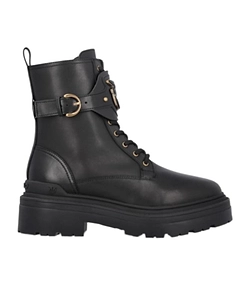 Pinko Logo Plaque Combat Boots