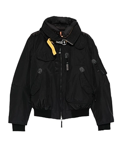 Zippered Long-Sleeved Down Jacket