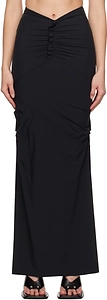 Ruched Maxi Skirt