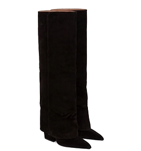 Chunky-Heeled Knee-High Boots