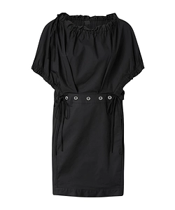Drawstring-Detail Minidress