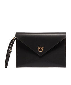 Pinko Love Birds Envelope Flap Clutch Bag