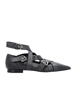 Gianira Leather Ballerina Shoes