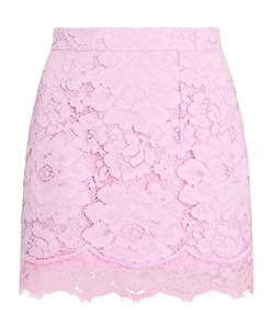 Lace Mini Fitted Skirt