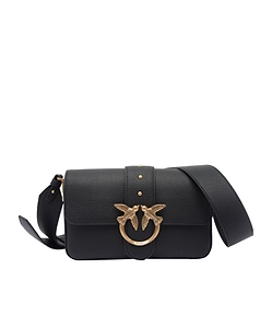 Pinko Love Birds Foldover Top Satchel Bag