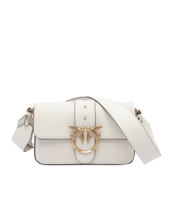 Pinko Love Birds Foldover Top Satchel Bag