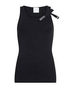 Patou Logo Bow Tank Top
