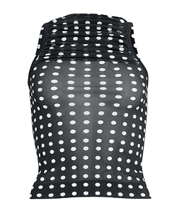 Ruched Polka-Dot Top