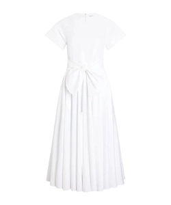 Patou Draped Waist Midi Dress