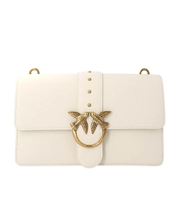 Logo-Plaque Leather Satchel Bag
