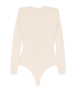Button-Fastening Bodysuit