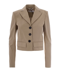 Cropped Buttoned Blazer