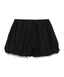 Pinko Pleated Poplin Mini Balloon Skirt