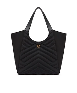Pinko Puzzle-Quilted Shopper Bag