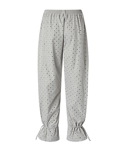 Pinko Rhinestones And Studs Embellished Trousers