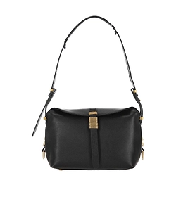 Pinko Saddle Bag Baguette Small Leather Shoulder Bag