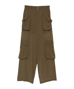 Pinko Sheer Georgette Cargo Trousers